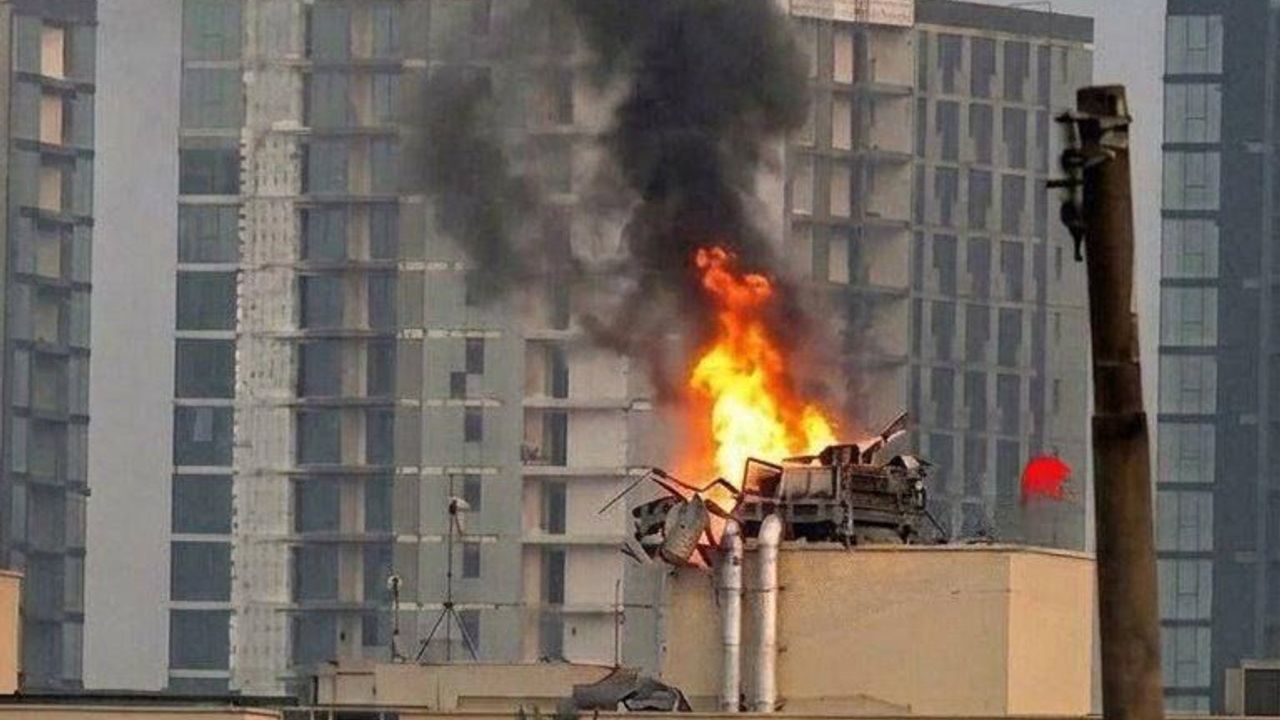 ABD Büyükelçiliği'nin helikopter pisti imha edildi