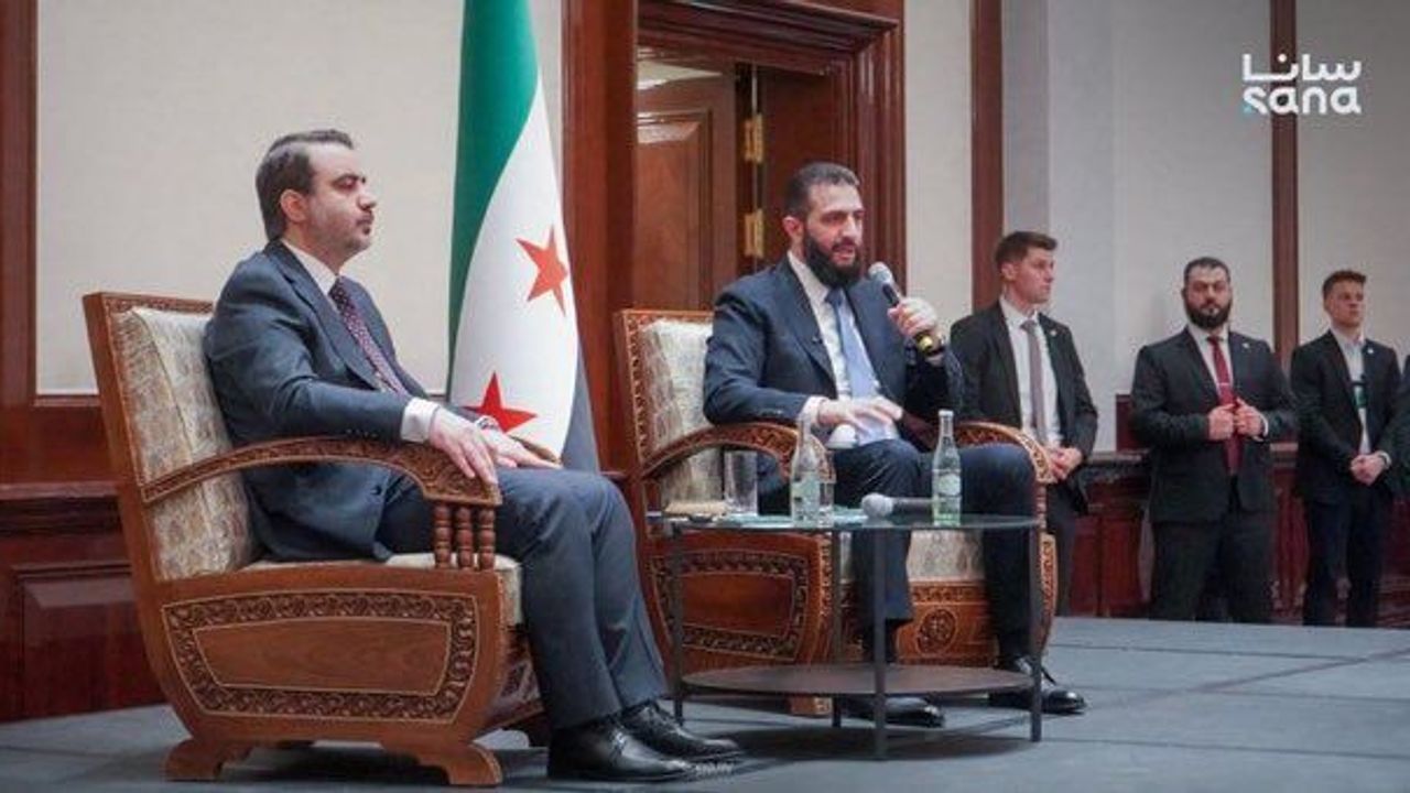 Ahmed Şara Berlin'de: Üst düzey temaslara başladı