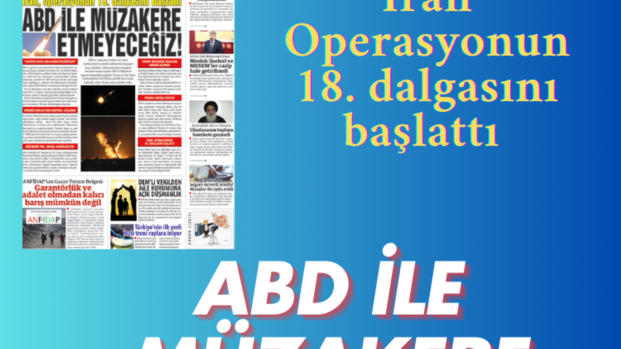 İran Vurmaya Devam Ediyor:  ABD ile Müzakere Etmeyeceğiz!