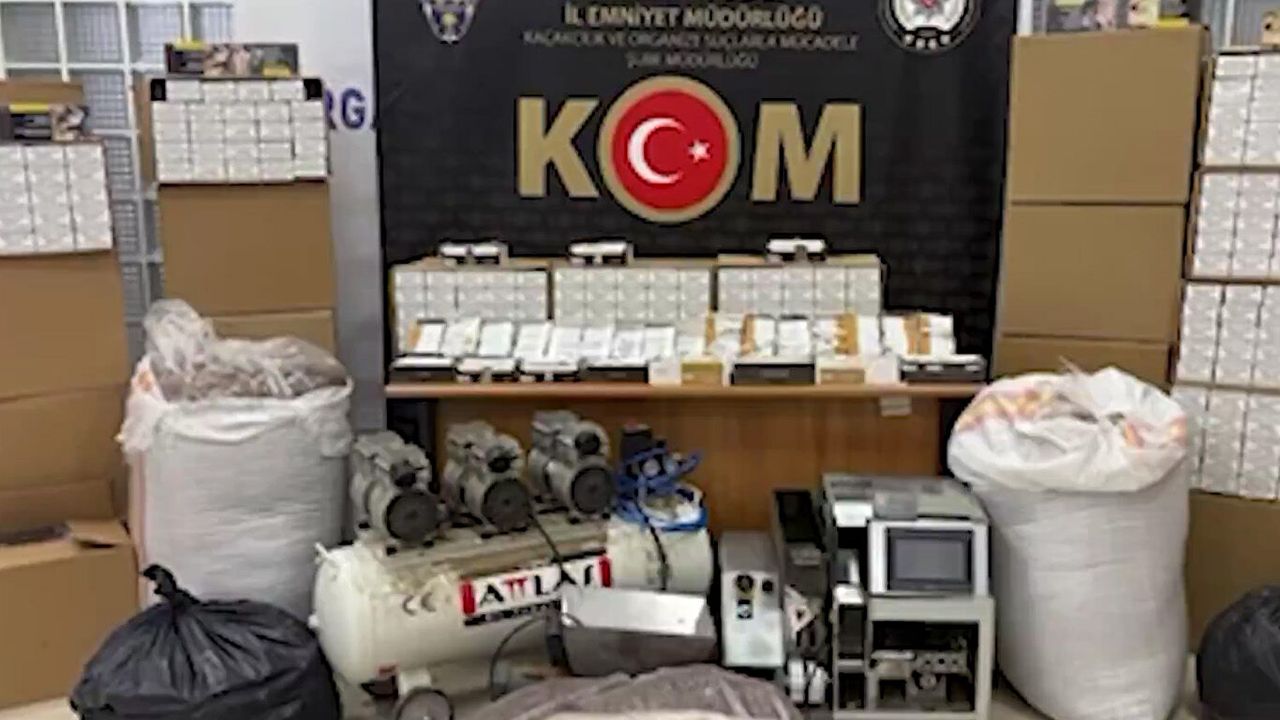 79 Şehirde Dev Tütün Baskını: 42 Kaçak İmalathane Ortaya Çıkarıldı