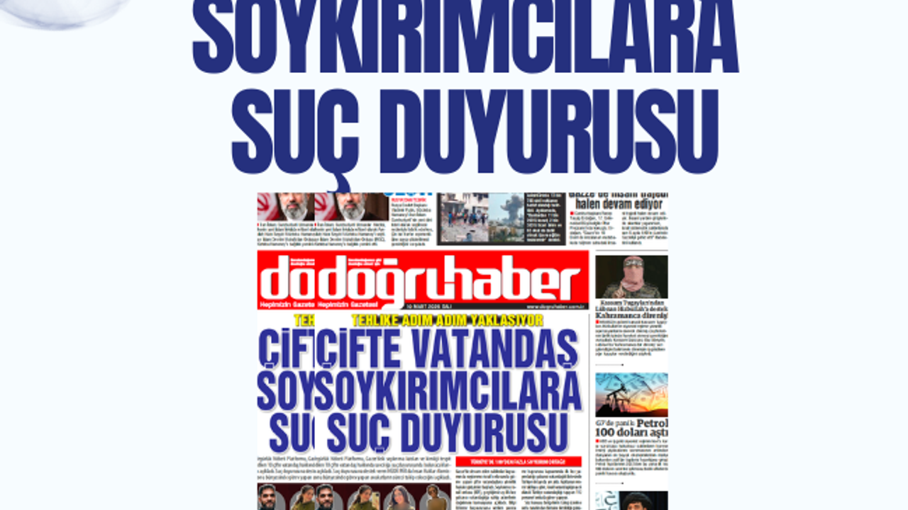 Tehlike Adım Adım Yaklaşıyor  SOYKIRIMA KATILAN 10 ÇİFTE VATANDAŞA SUÇ DUYURUSU