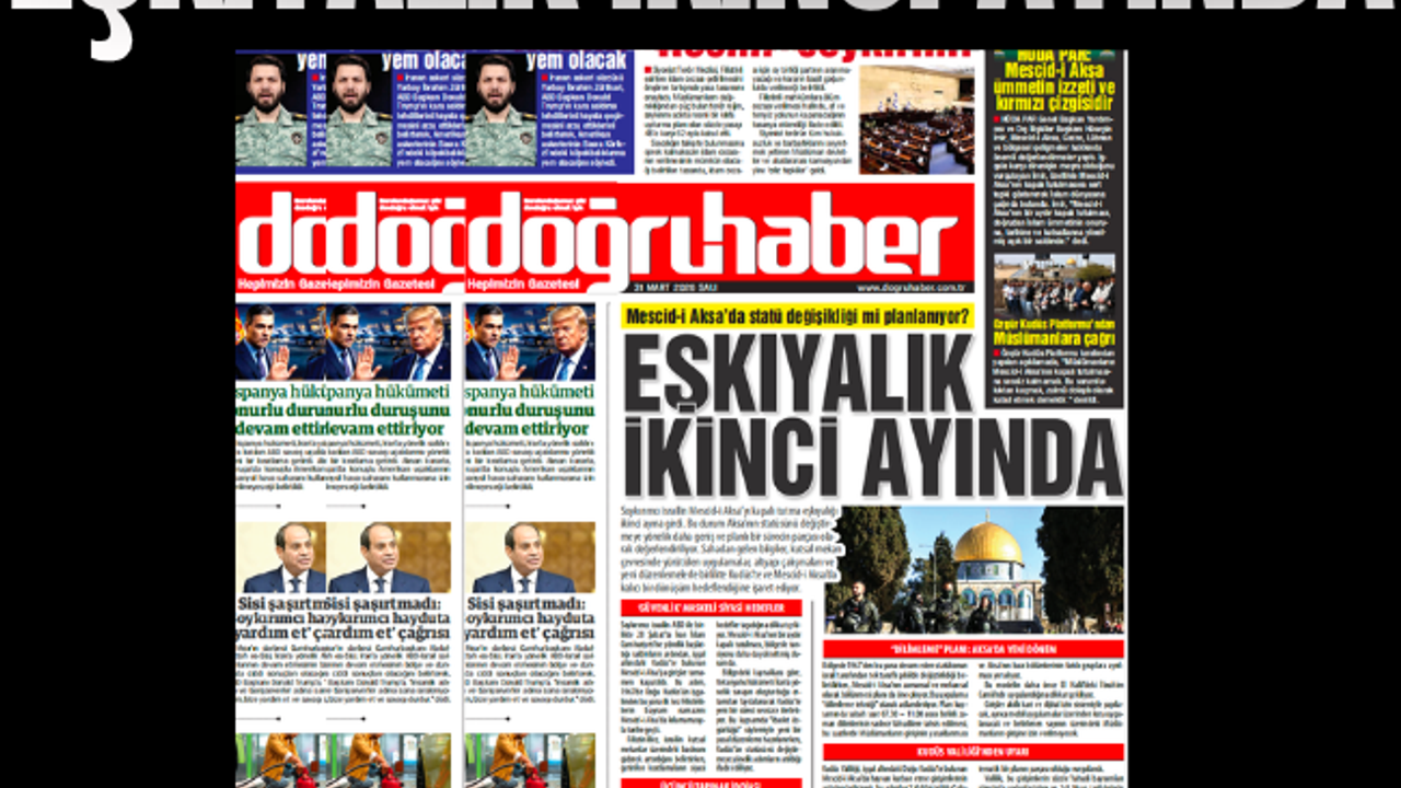 Mescid-i Aksa’da statü değişikliği mi planlanıyor? EŞKIYALIK İKİNCİ AYINDA