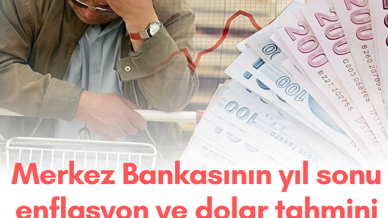 Merkez Bankası'nın Enflasyon ve dolar tahmini belli oldu