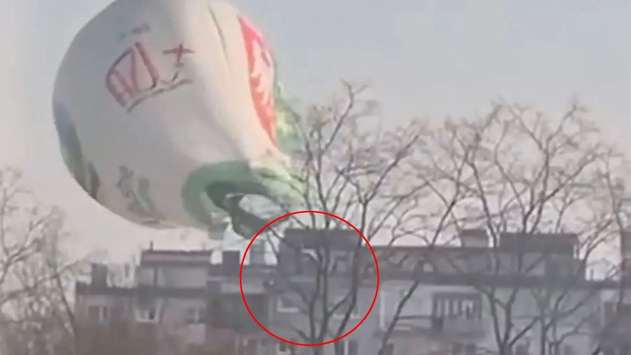 Balon Faciası: Balon Apartmana Çarptı