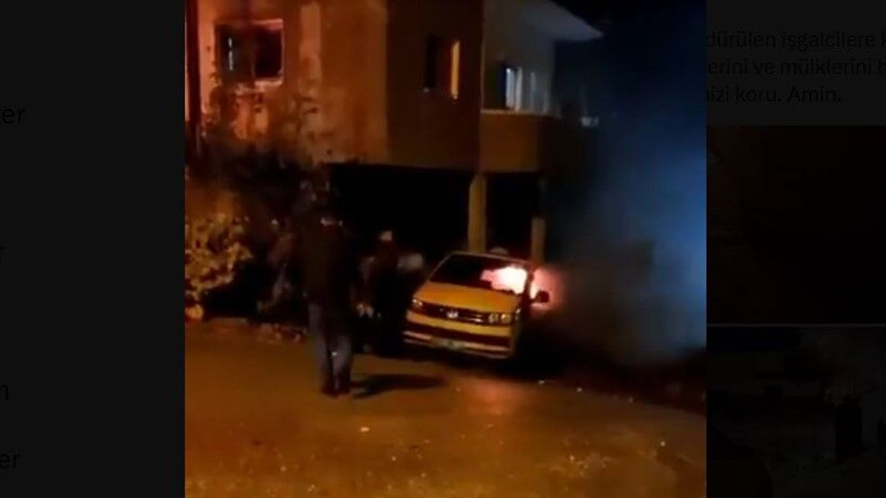 İran Saldırısı Sonrası İşgalciler Kudurdu: Batı Şeria’da Filistinlileri Diri Diri Yakmaya Çalıştılar