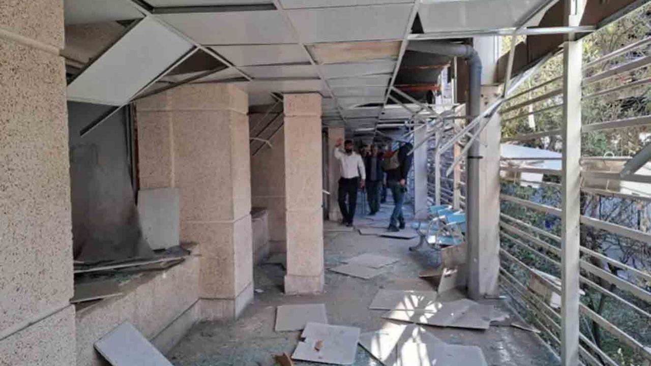 İşgal ordusu Tahran'da hastane vurdu!