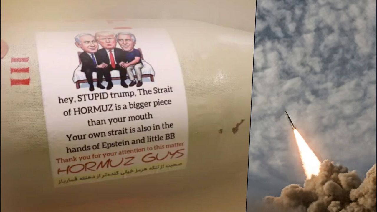 İran İslam Cumhuriyeti'nden Trump ve Netanyahuya alaylı füze mesajı!