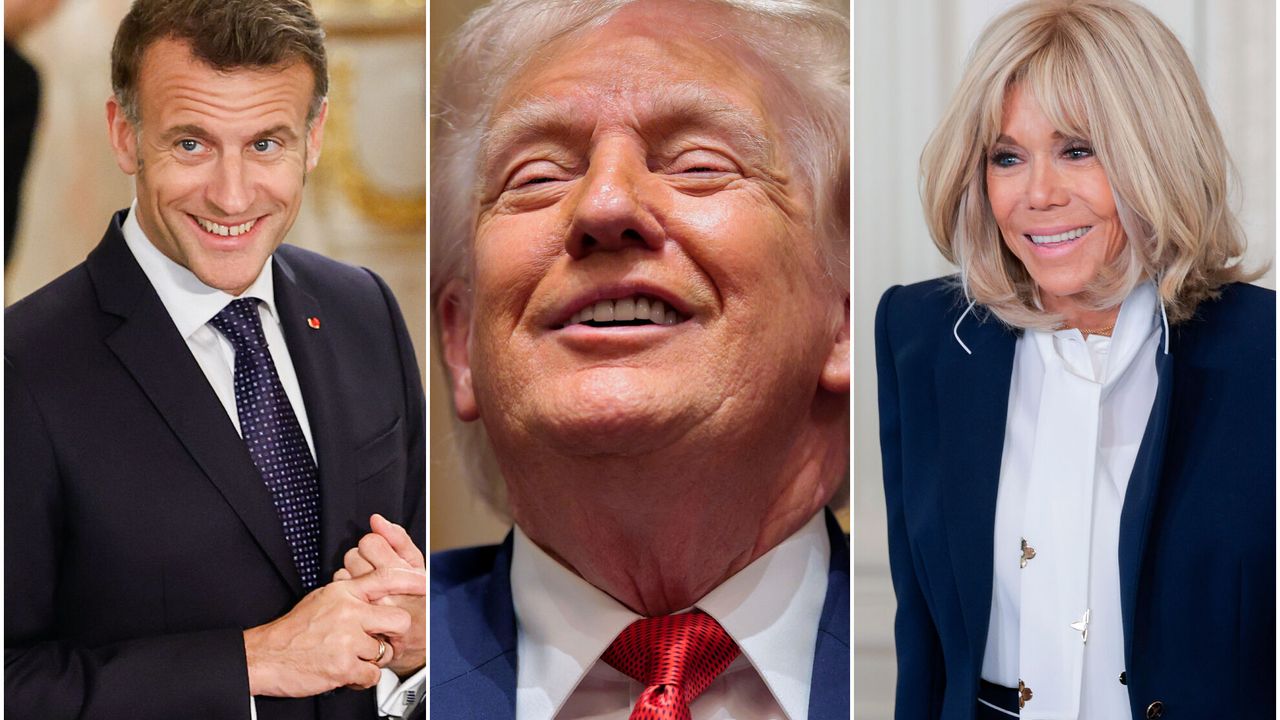 Trump Macron ve eşiyle alay etmişti! Macron'dan yanıt geldi