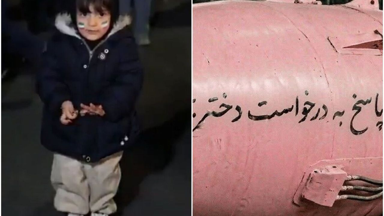 Devrim Muhafızları küçük kız çocuğun isteğine kayıtsız kalmadı! Pembe füze...