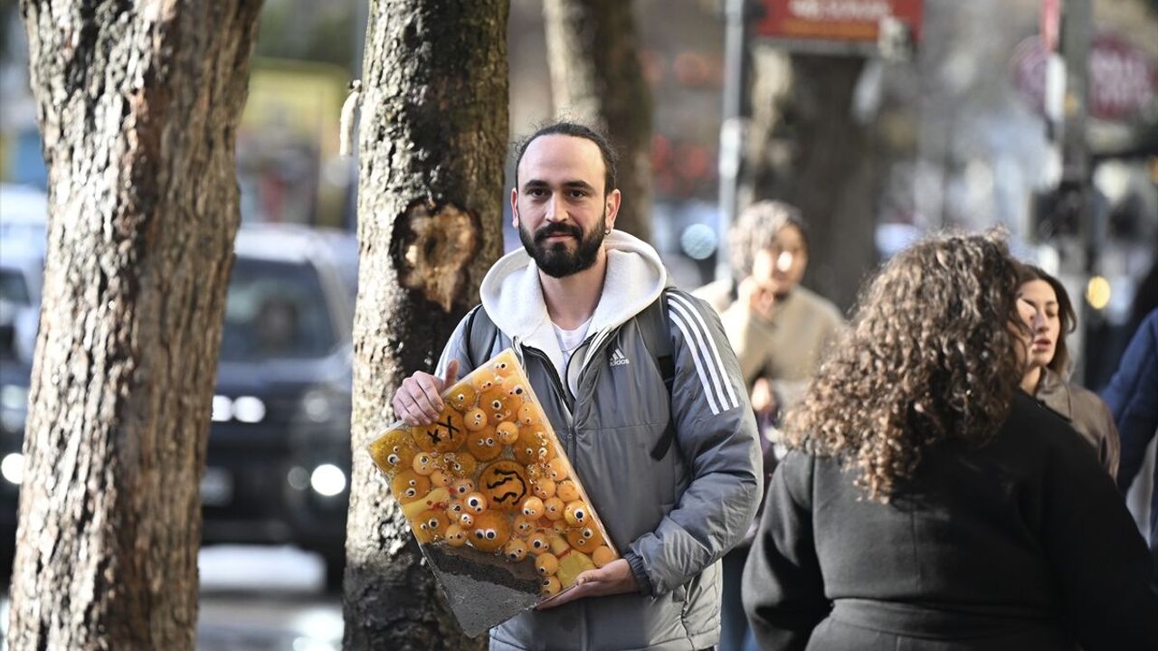 Belediyenin sorumsuzluğunu sanatıyla örtüyor