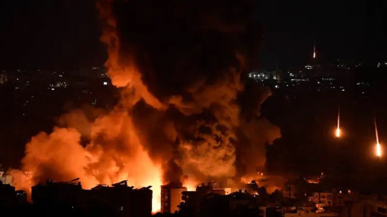 Lübnan'da sivillerin yaşadığı mahalleye saldırı!