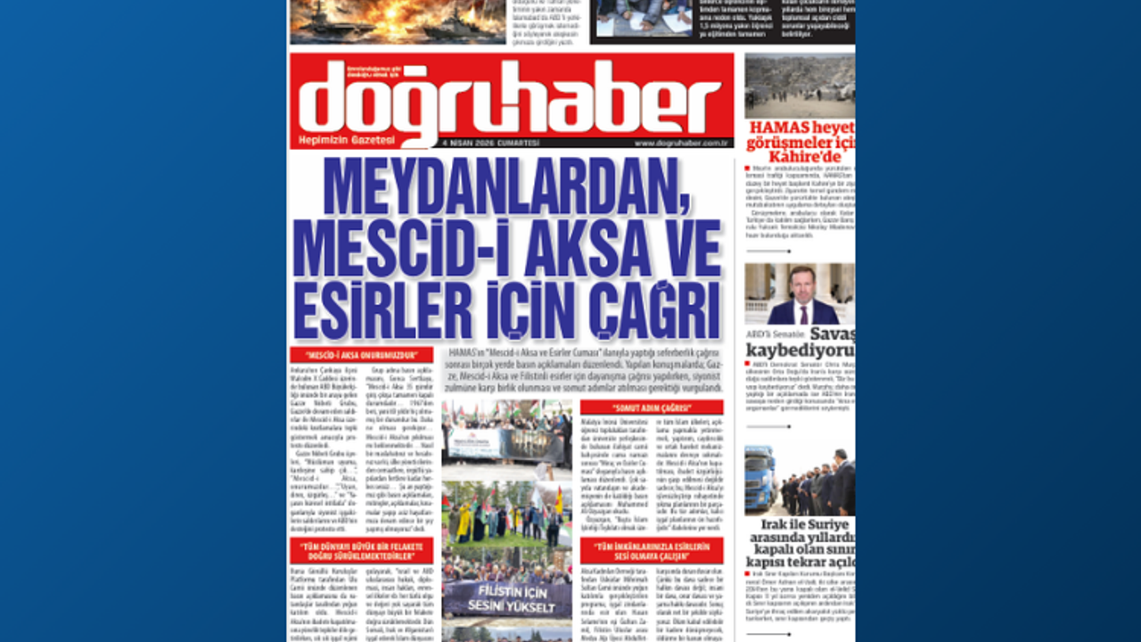 MEYDANLARDAN MESCİD-İ AKSA VE  ESİRLER İÇİN ÇAĞRI