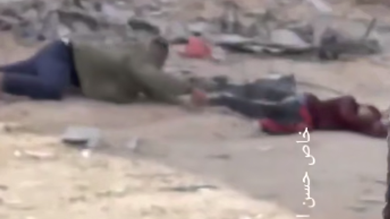 Gazze'de yürek yakan görüntü!