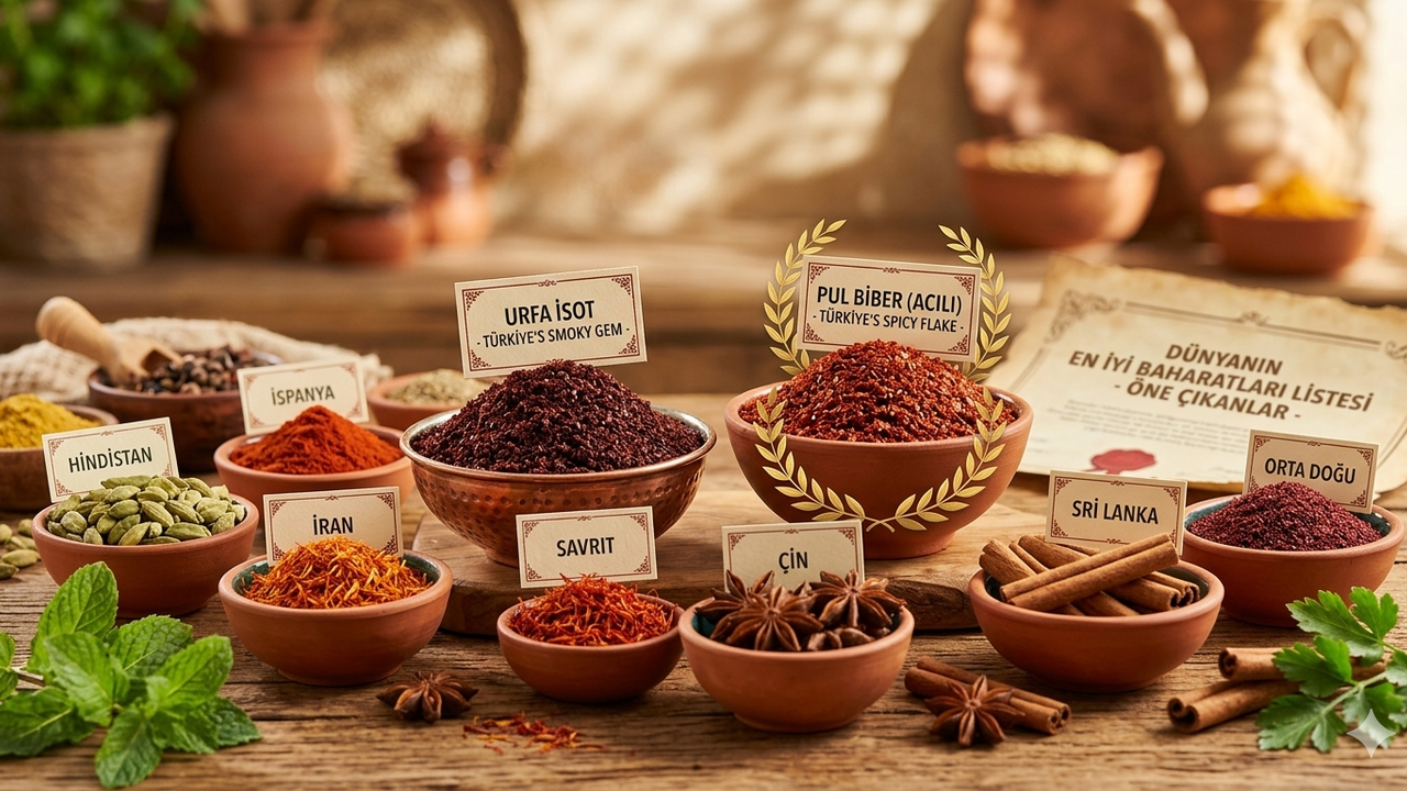 En iyi baharatlar listesi belli oldu: İçinde iki Türkiye lezzeti birden öne çıkıyor!