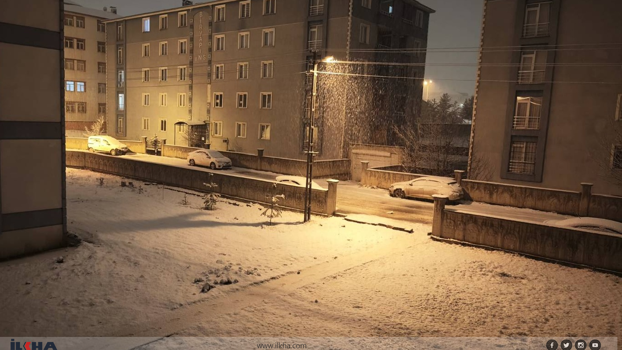 Nisan ayının son günlerinde kar yağıyor!