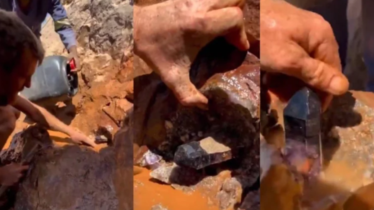 Kayanın derinliklerinden hazine ortaya çıktı: Tek bütün halinde çıkarıldı