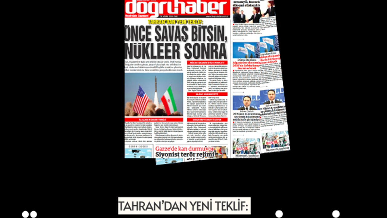 TAHRAN’DAN YENİ TEKLİF:  ÖNCE SAVAŞ BİTSİN, NÜKLEER SONRA