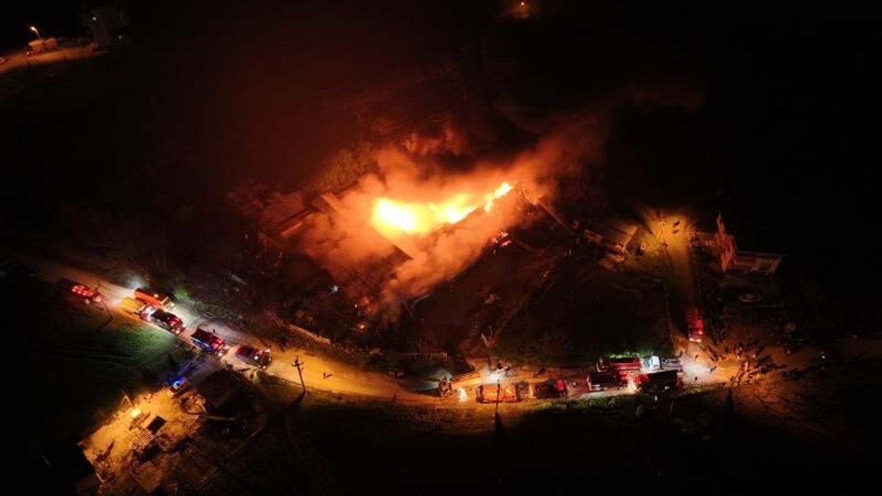 Meyve deposunda yangın!