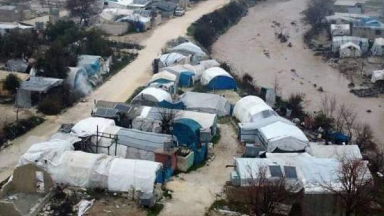 Suriye'de sel felaketi!