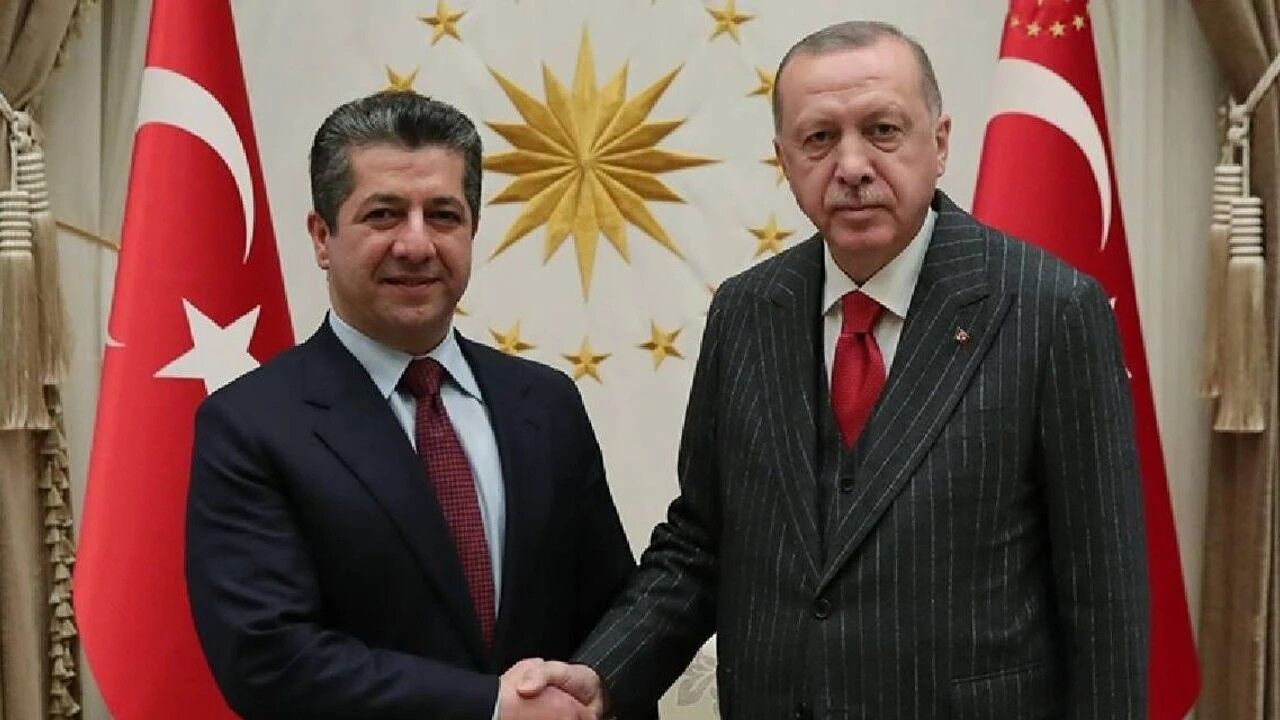 Erdoğan'dan Barzani'yle Görüştü!