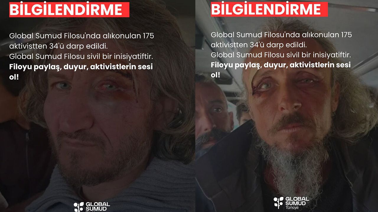Sumud Filosu’na saldırı: 34 aktivist darp edildi