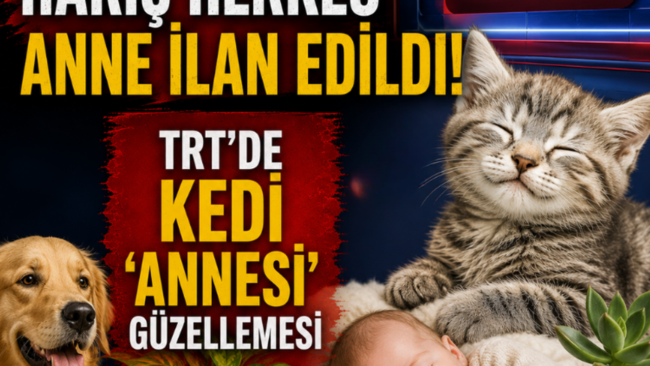 Çocuk annesi hariç herkes anne ilan edildi! TRT'de kedi-köpek ''annesi'' güzellemesi