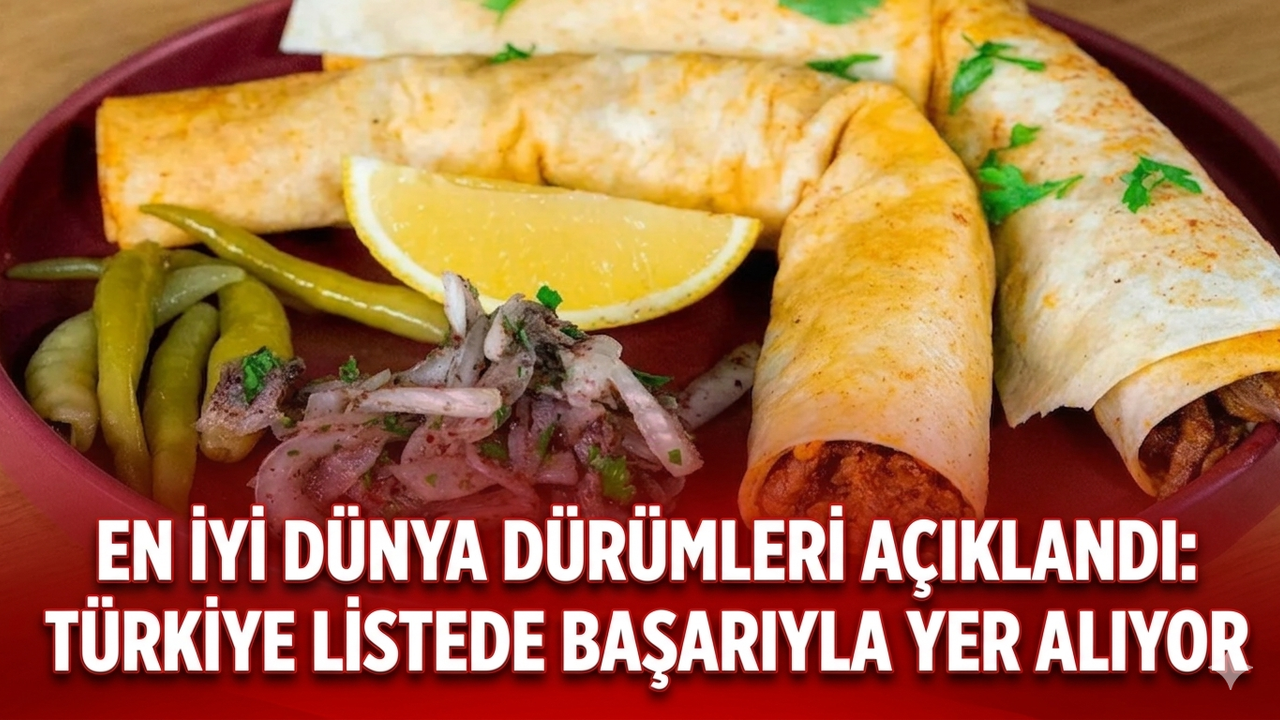 En iyi dünya dürümleri açıklandı: Türkiye listede başarıyla yer alıyor