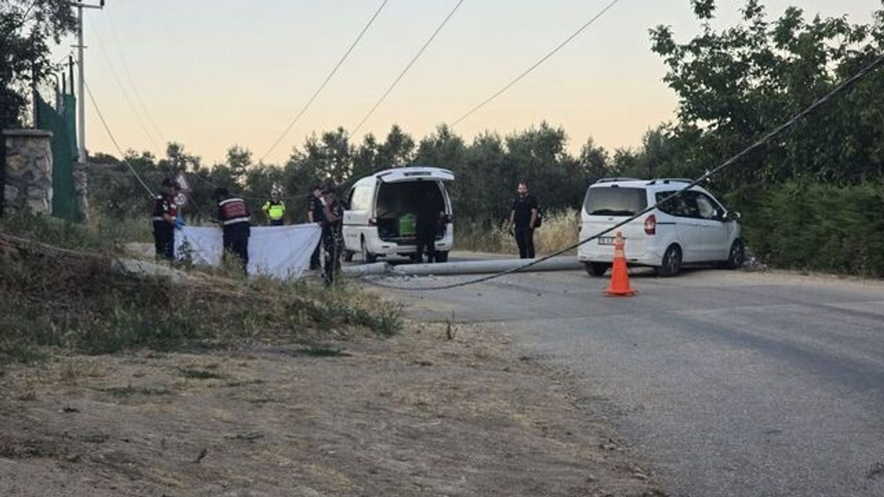 Yardım için kaza alanına giden kişi elektrik akımına kapılarak öldü