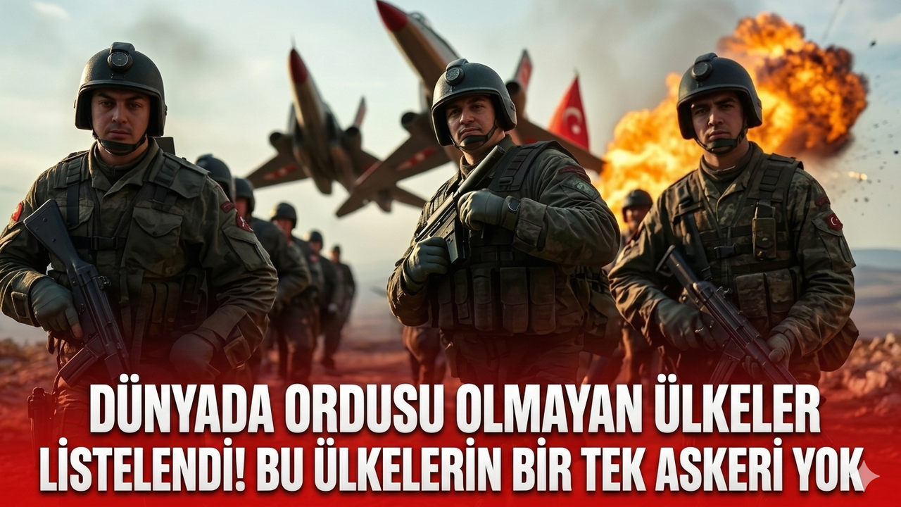 Dünyada ordusu olmayan ülkeler listelendi! Bu ülkelerin bir tek askeri yok