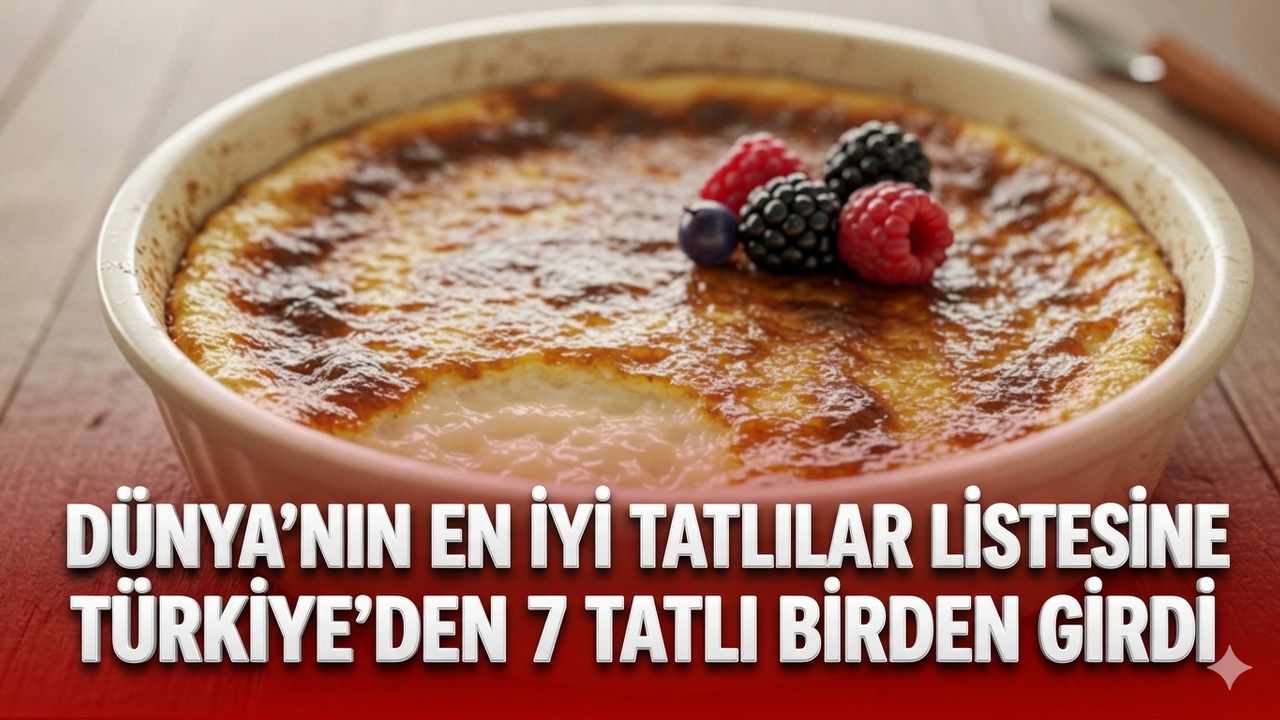 Dünya'nın en iyi tatlılar listesine Türkiye'den 7 tatlı birden girdi