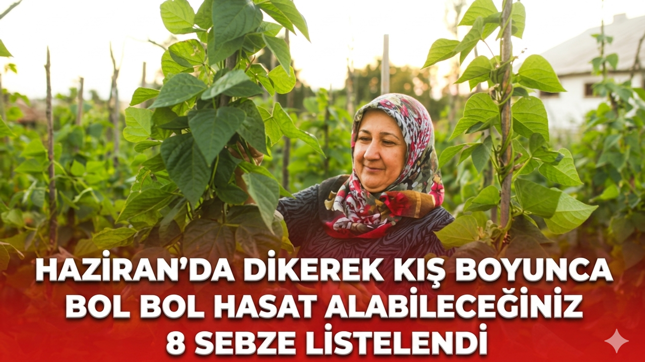 Haziran’da dikerek kış boyunca bol bol hasat alabileceğiniz 8 sebze
