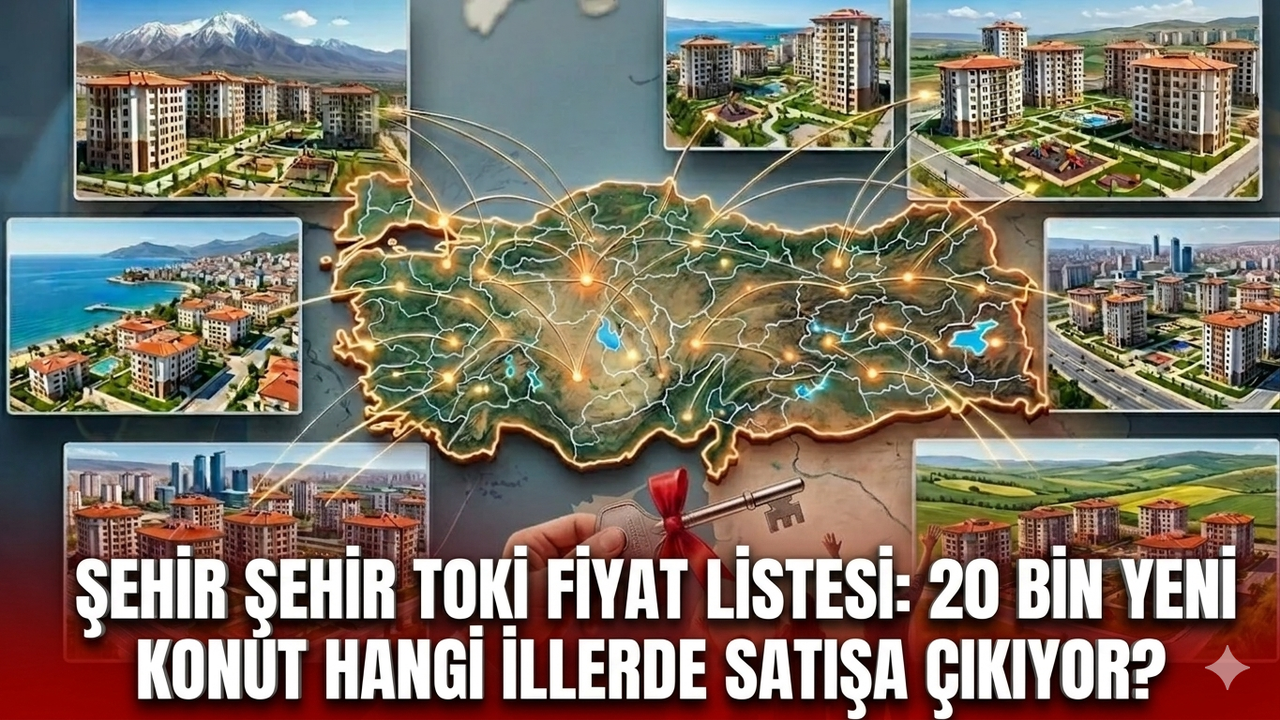Şehir şehir TOKİ fiyat listesi: 20 bin yeni konut hangi illerde satışa çıkıyor?