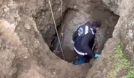 Polis, define avcılarının kazdığı çukura böyle girdi