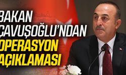 Bakan Çavuşoğlu'ndan ''operasyon'' açıklaması
