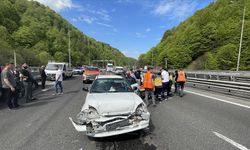 Anadolu Otoyolu'nda feci kaza!