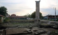 O camiden geriye kalan tek şey, bu yıkık minare