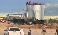 Asfalt üretim tesisinde patlama!