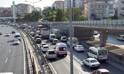 D-100 kara yolunda zincirleme kaza: Ulaşım aksadı!
