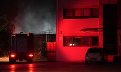 İzmir'de cam fabrikasında yangın