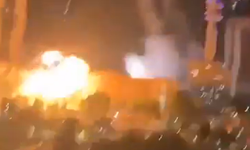 işgalci israilin savunma bakanlığı hedef alındı! İşte düşen füzelerin görüntüleri