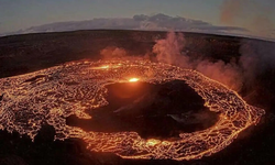 Kilauea Yanardağı lav püskürttü!