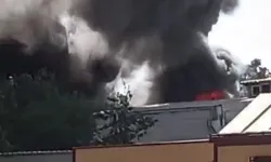 Gaziantep'te fabrika yangını