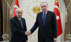 Cumhurbaşkanı Erdoğan, Bahçeli'yi kabul etti