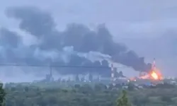 Rus petrol rafinerisine saldırı!