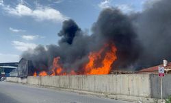 Eskişehir'de geri dönüşüm tesisinde yangın!