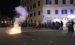 Filistin'e destek gösterisinde olaylar çıktı