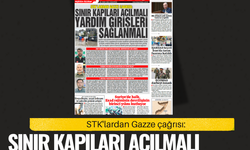 STK'lardan Gazze çağrısı: SINIR KAPILARI AÇILMALI YARDIM GİRİŞLERİ SAĞLANMALI
