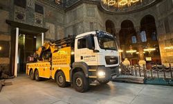 Ayasofya'ya sokulan vinçlerle ilgili Bilim Kurulu'ndan açıklama