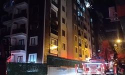 10 katlı binada yangın