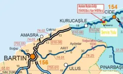 Cide-Bartın yolu heyelan nedeniyle ulaşıma kapandı!